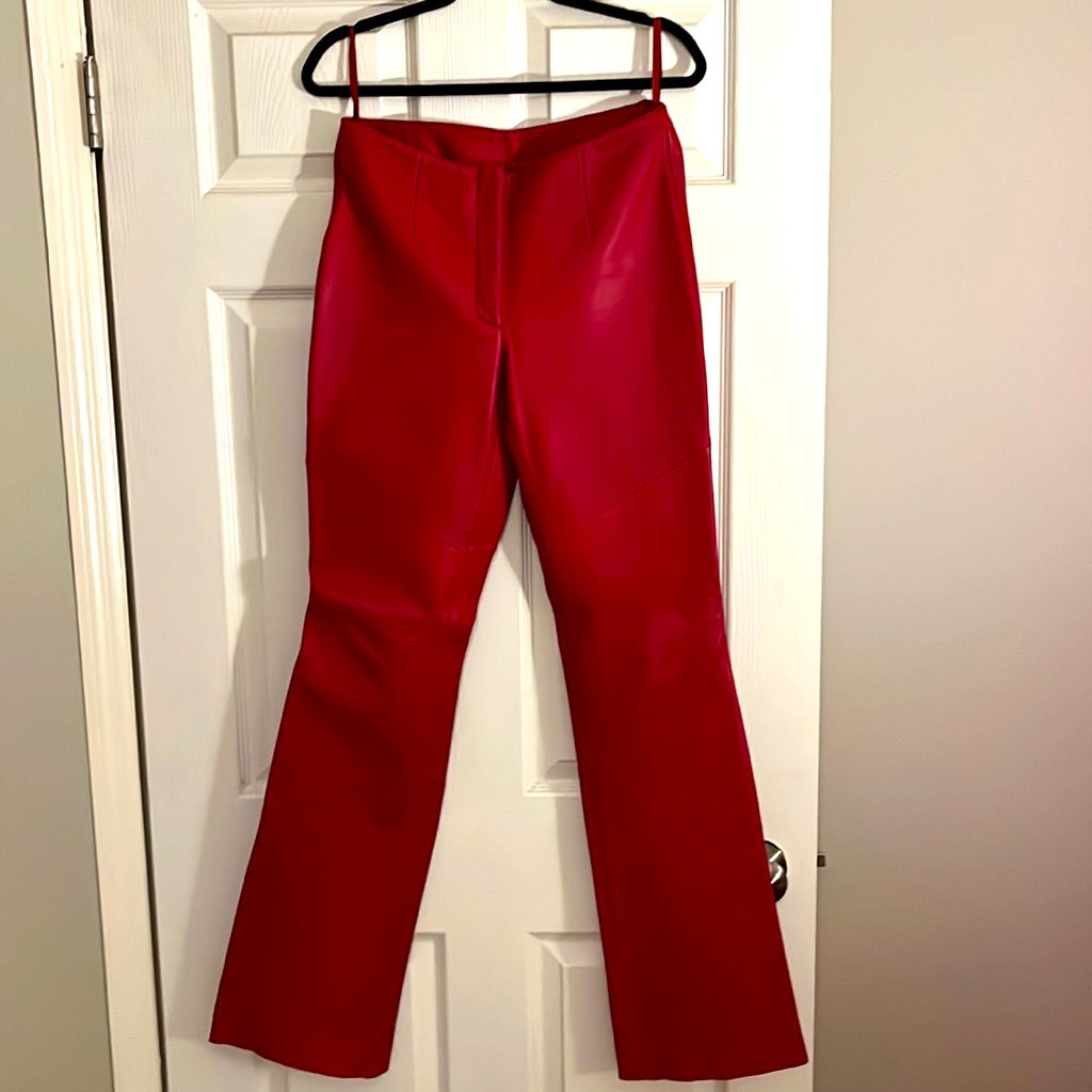 Wilson’s Genuine Red Leather Pants. Great Condition.